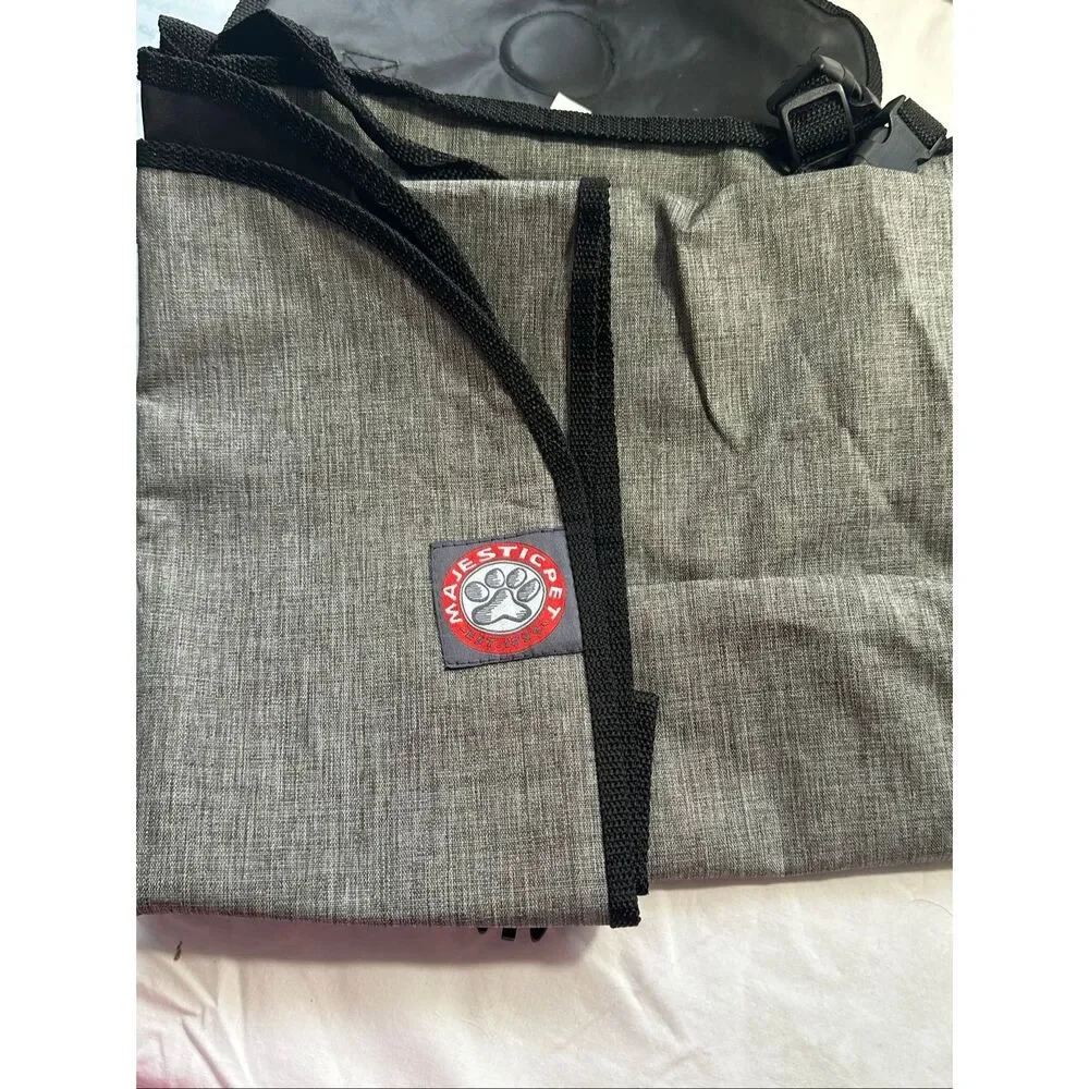 Majestic Universal Pet Back Seat Cover Hammock Waterproof, Used Heathered Gray 5
